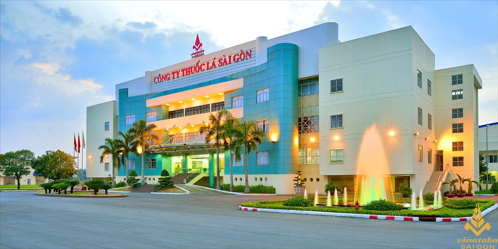 Mặt tiền Công ty Thuốc lá Sài Gòn