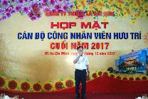 Họp mặt cán bộ công nhân viên hưu trí cuối năm 2017